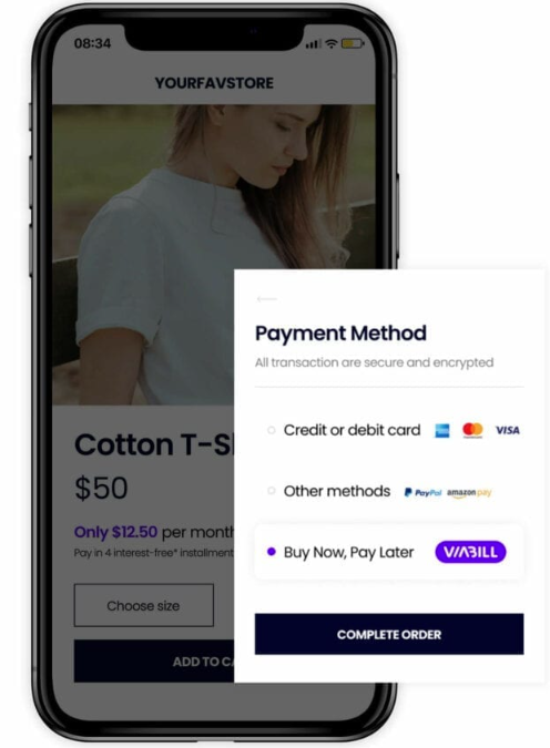 source-viabill Viabill interface